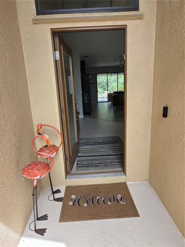 Screened entry