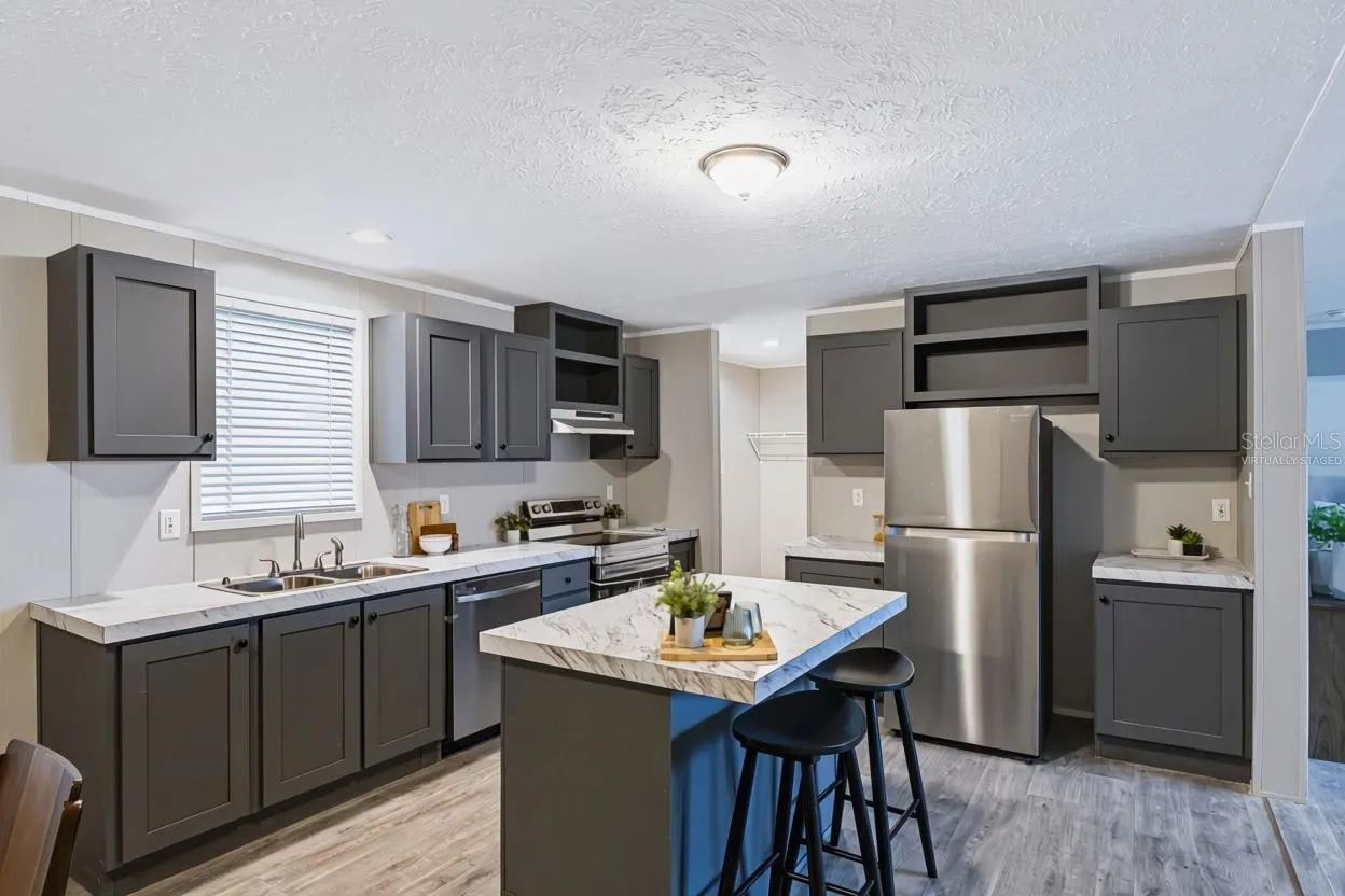 window treatments -virtually staged
