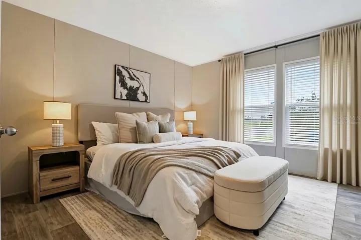 window treatments virtually staged