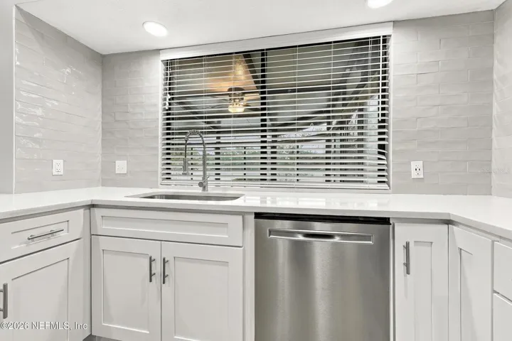 Kitchen overlooking the lake