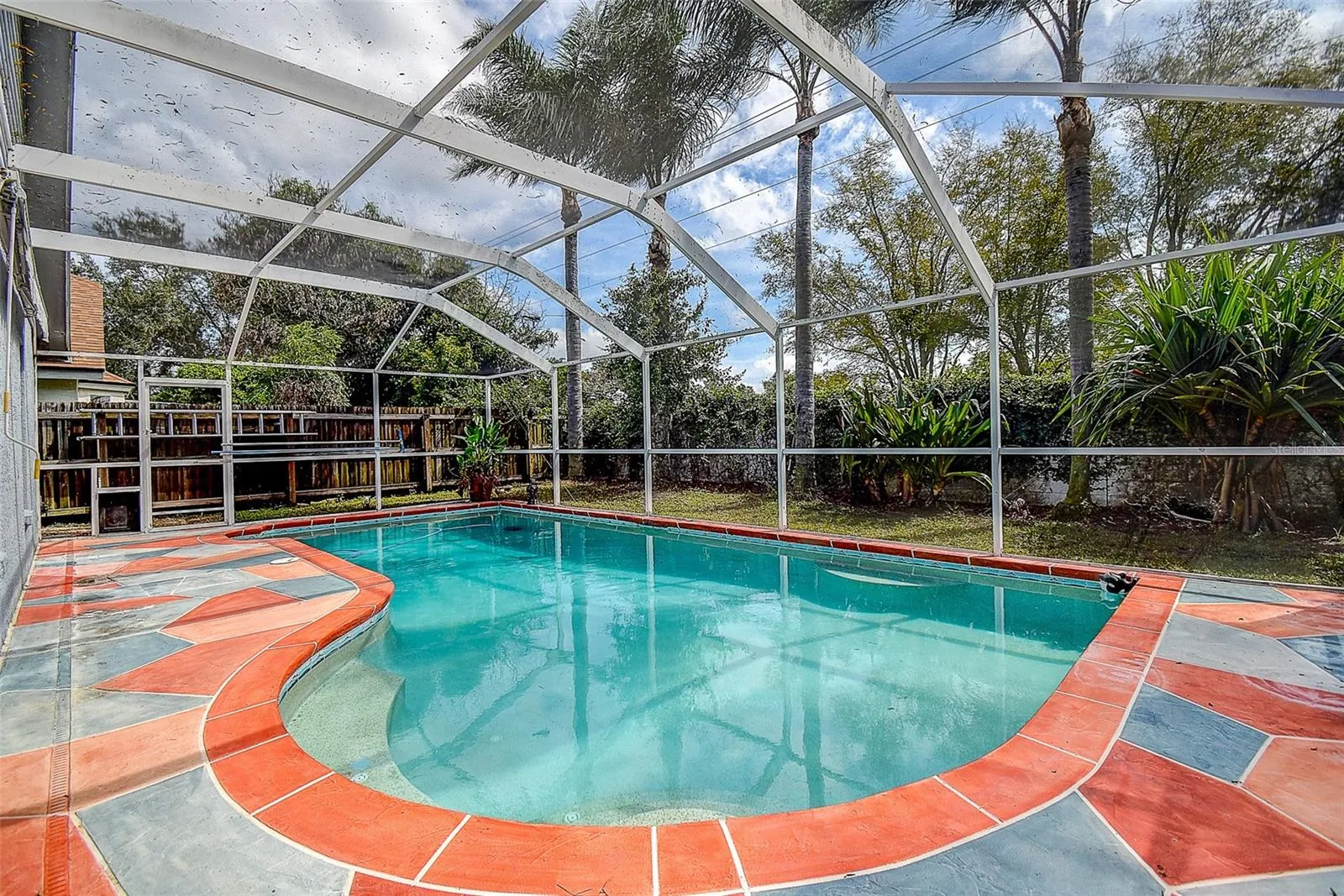 Large Screened Pool