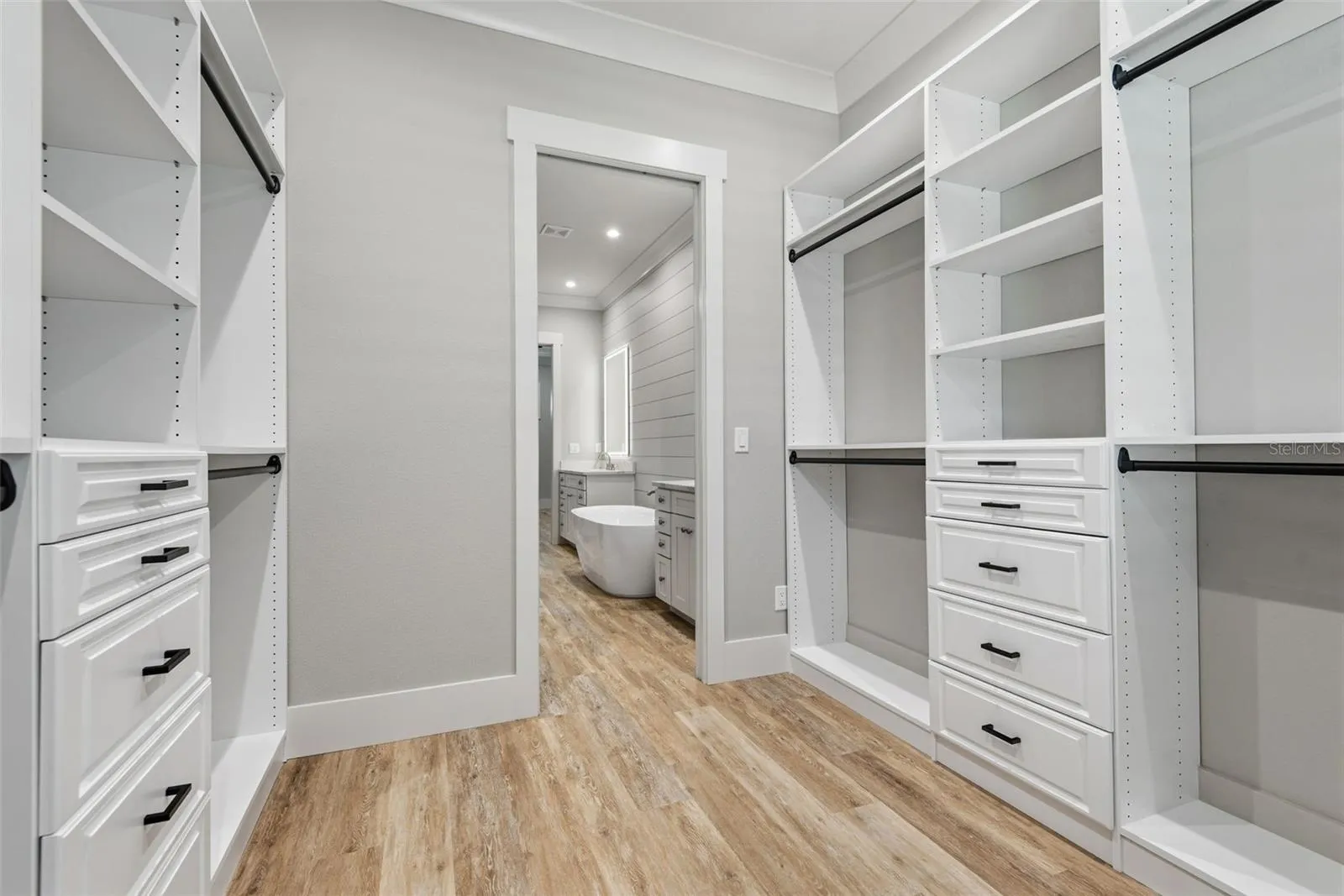 Primary double closet