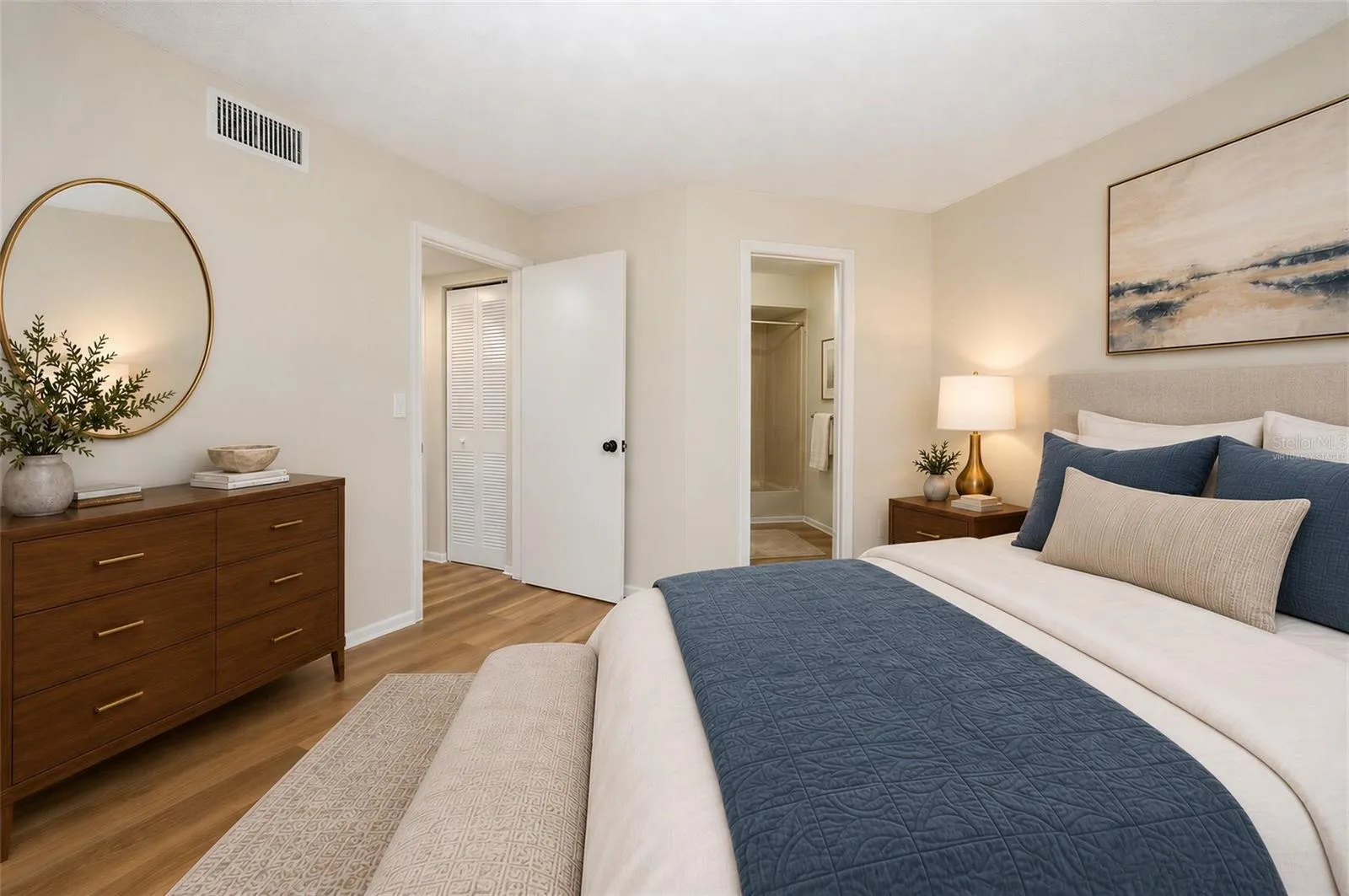 Primary Bedroom Virtually Staged