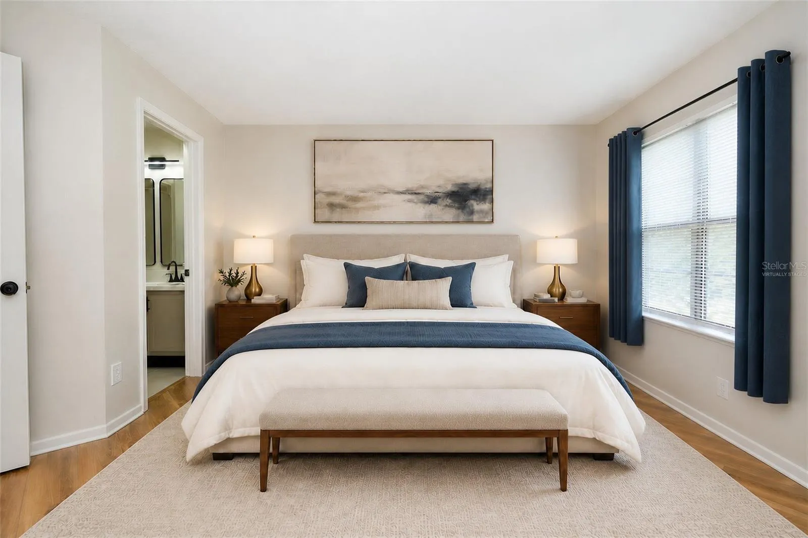 Primary Bedroom Virtually Staged