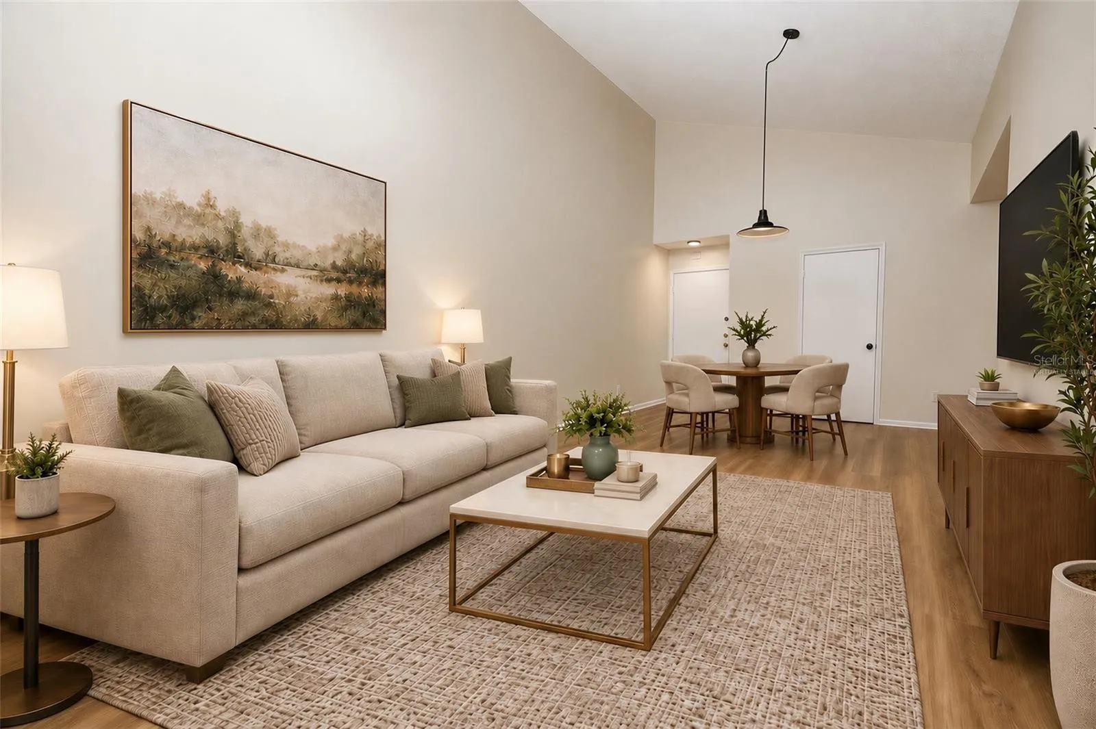 Living Room Virtually Staged
