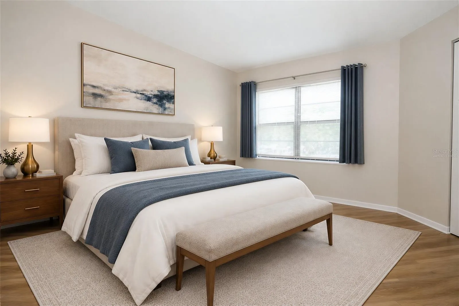 Primary Bedroom Virtually Staged