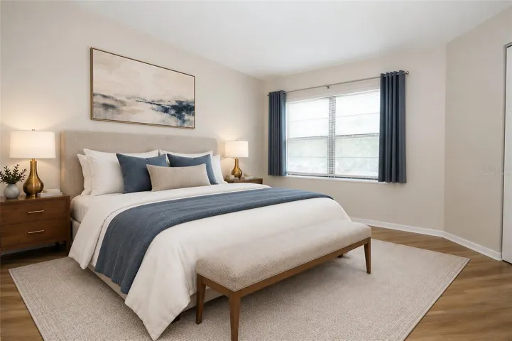 Primary Bedroom Virtually Staged