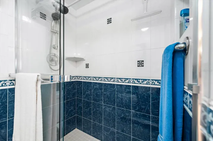 Beautifully Tiled Walk-In Shower!