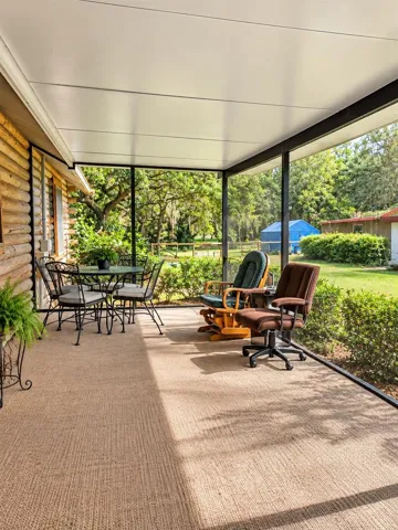 Main house screen porch