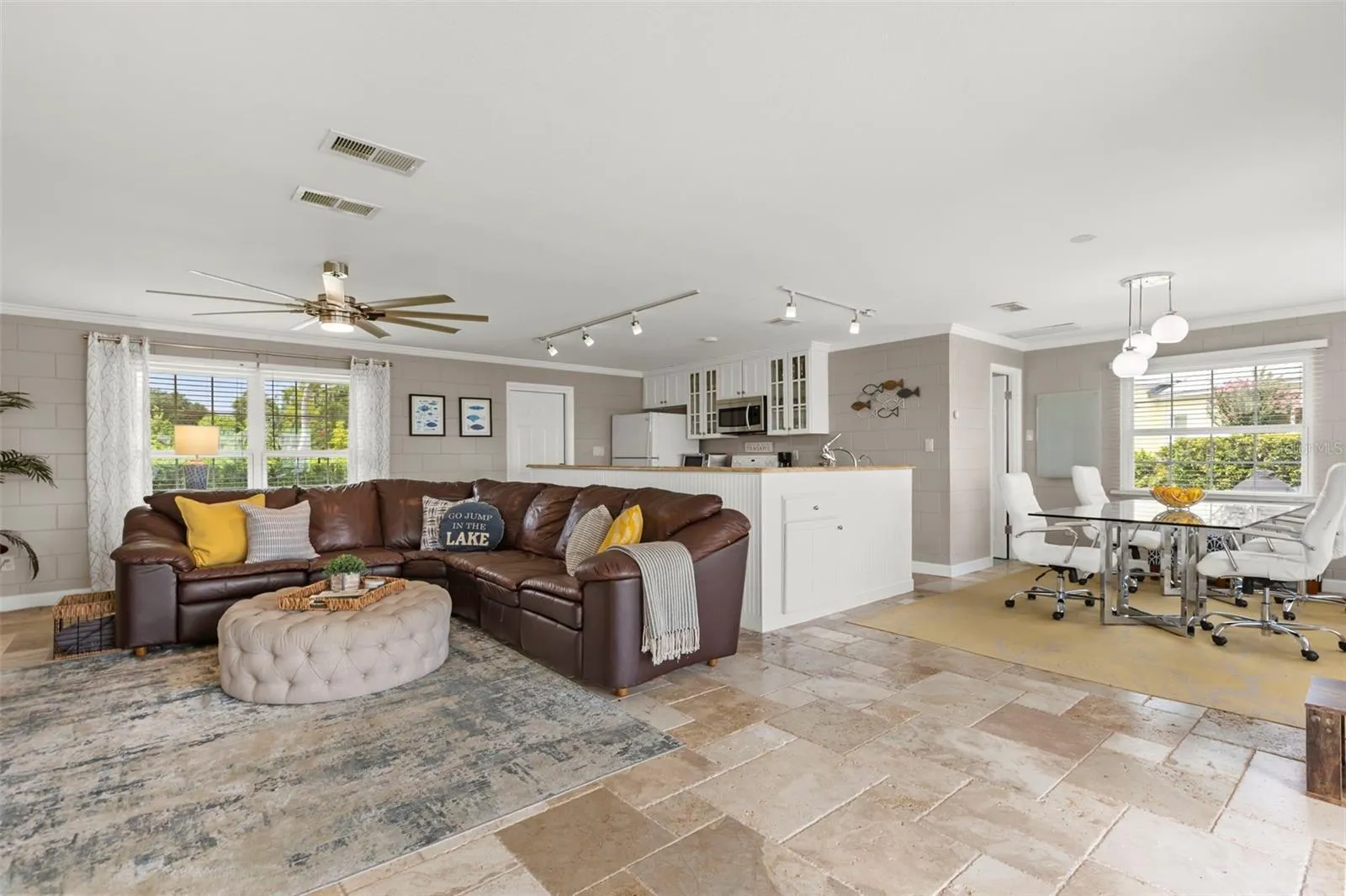 An existing two-bedroom, 1.5-bath cottage currently occupies the property.