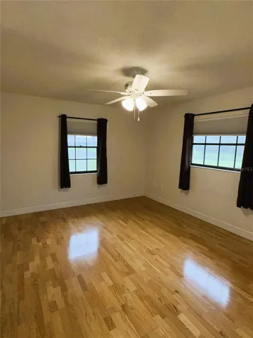 Master bedroom with ensuite walk in closets