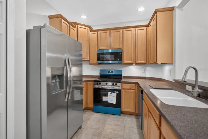New stainless steel appliances