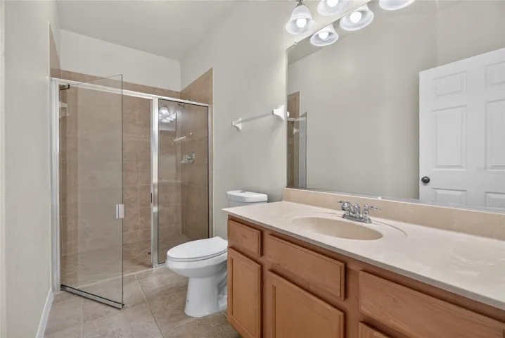 Primary bath with walk-in shower