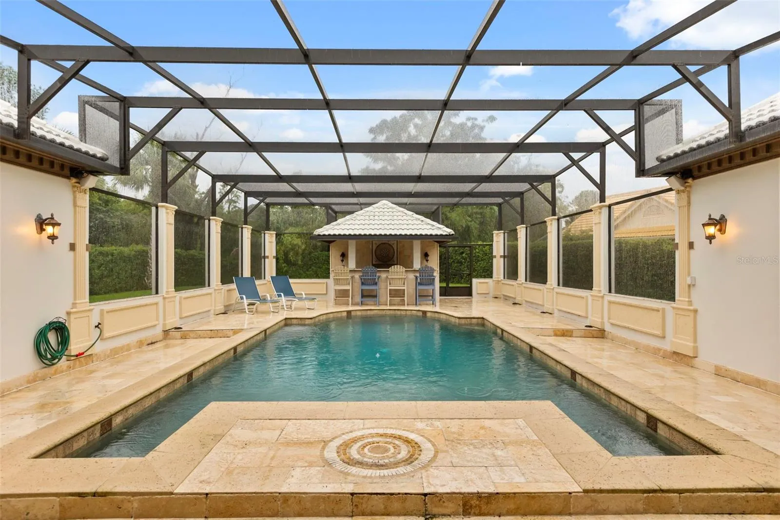 Screened Courtyard Pool