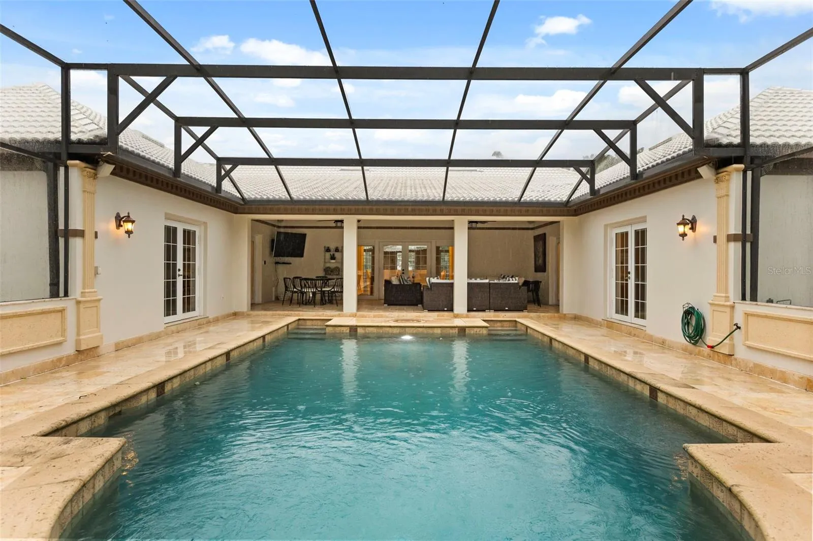 Screened Courtyard Pool