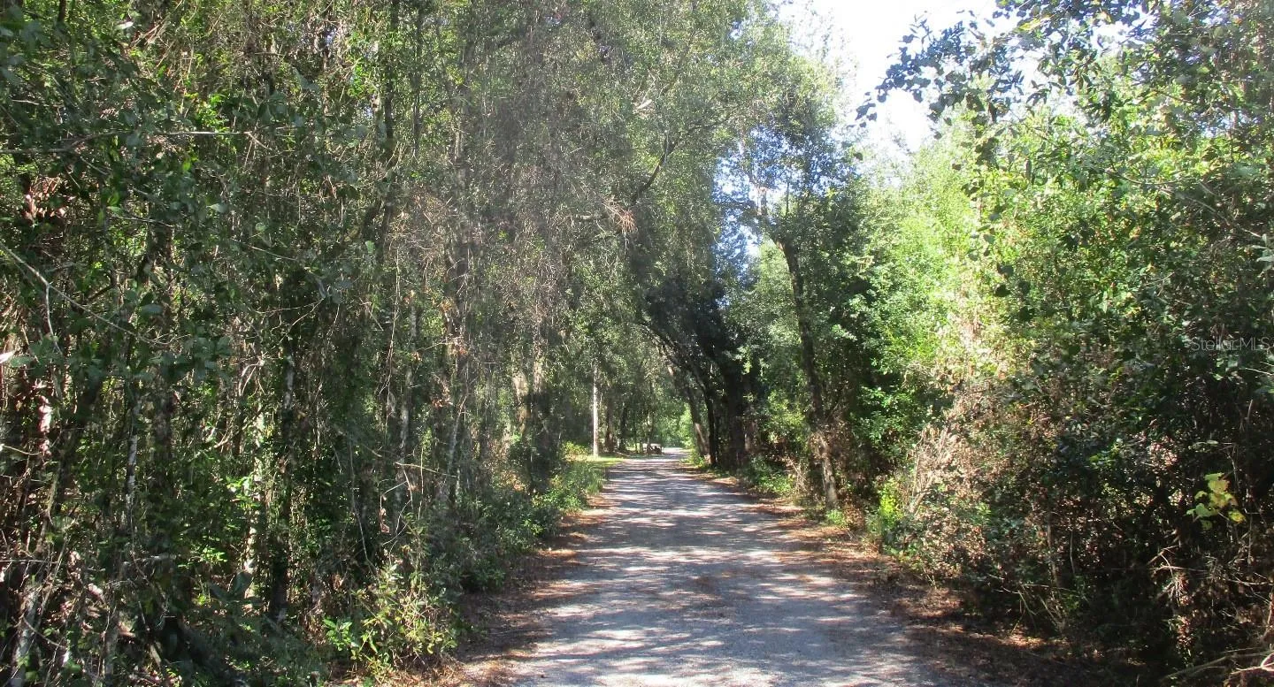 Private Driveway leading to property