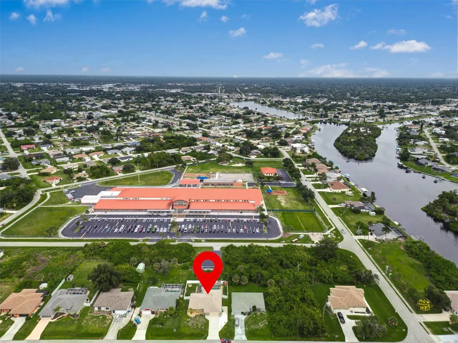 Aerial with Location