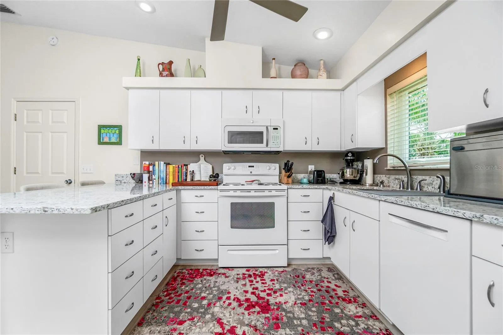 Plenty of cabinetry and countertops!