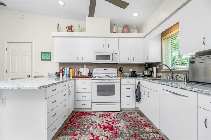 Plenty of cabinetry and countertops!
