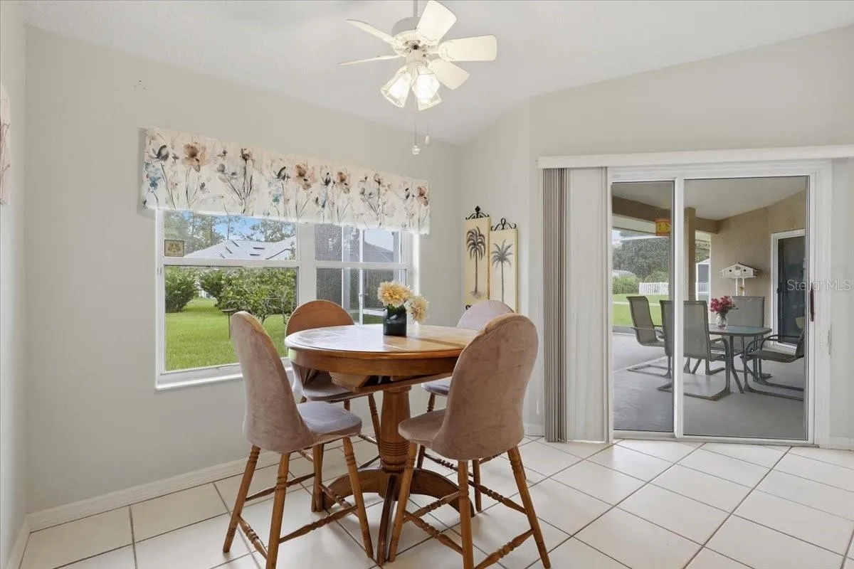 Eat in Kitchen with Patio Access