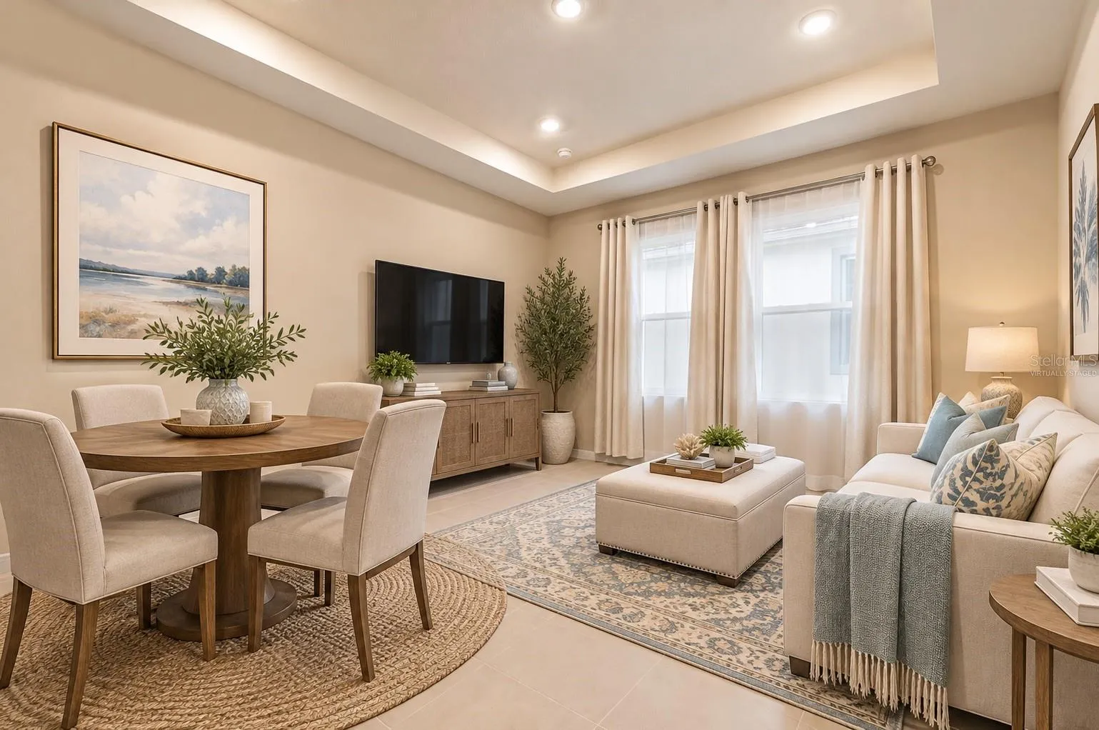 Multi-gen suite-Virtually Staged