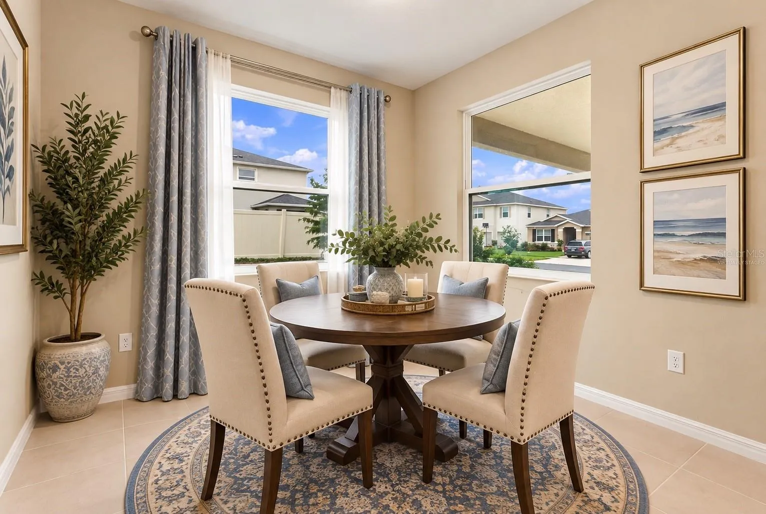 Eat-in Kitchen-Virtually staged