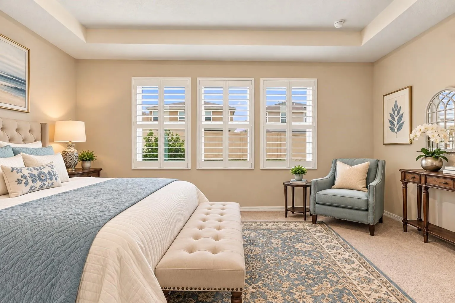Primary Bedroom-Virtually Staged
