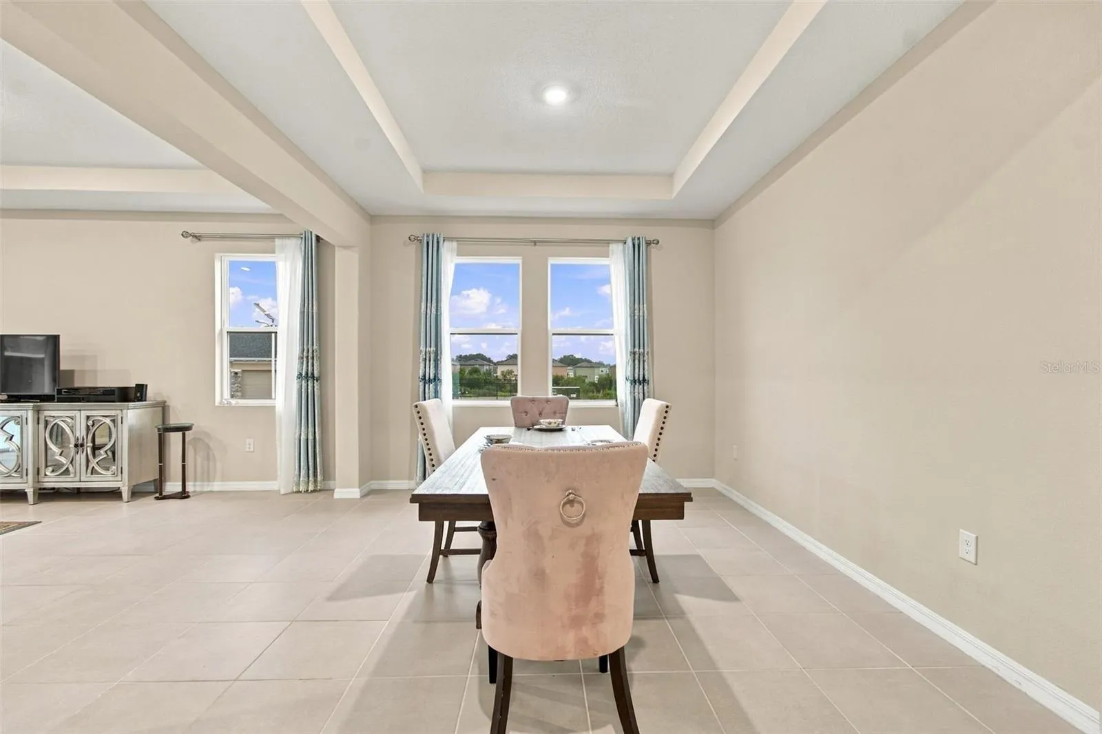 Huge picture windows let the natural light in!
