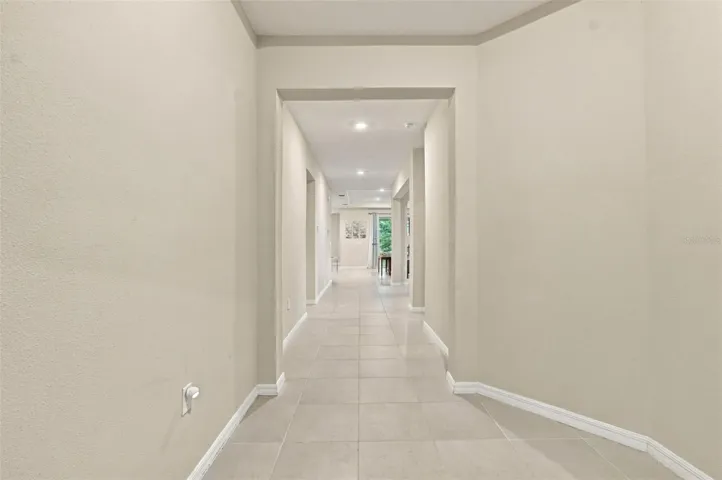 Walking in the front door