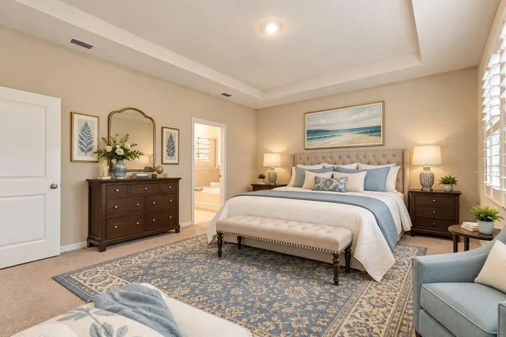 Primary Bedroom-Virtually Staged