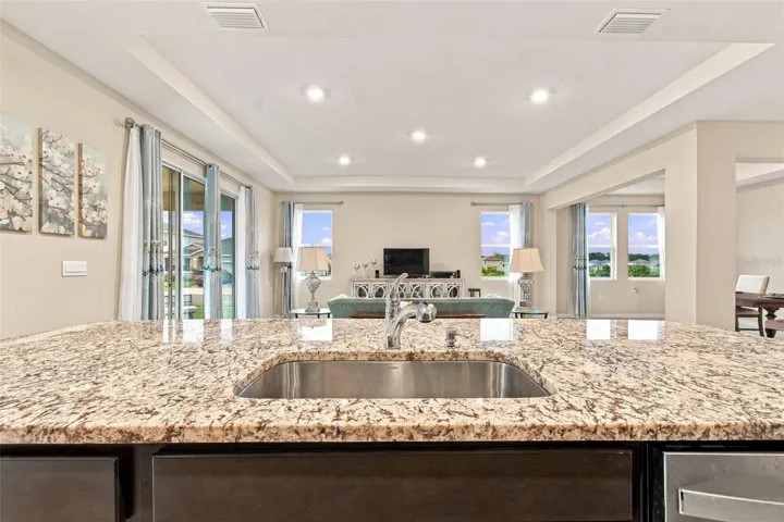 Kitchen Island View