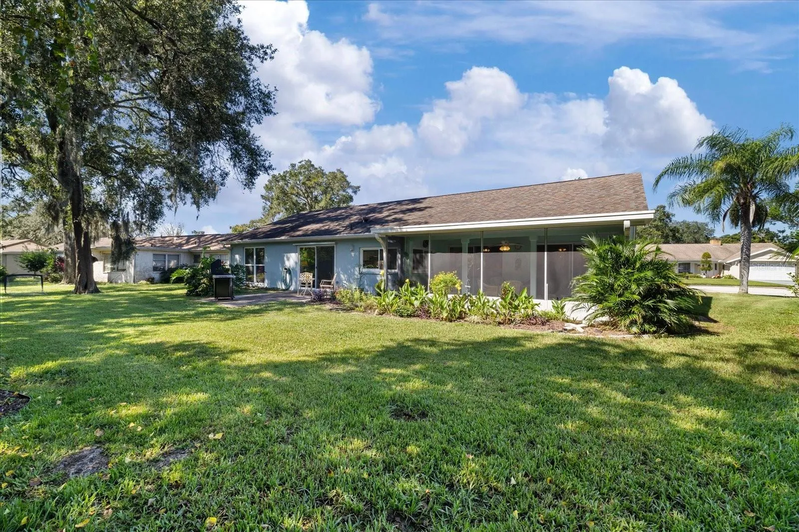 large oversized backyard