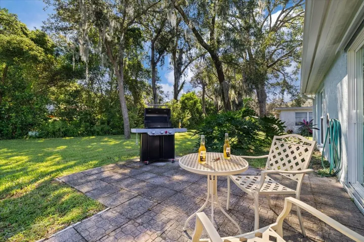 paver rear patio