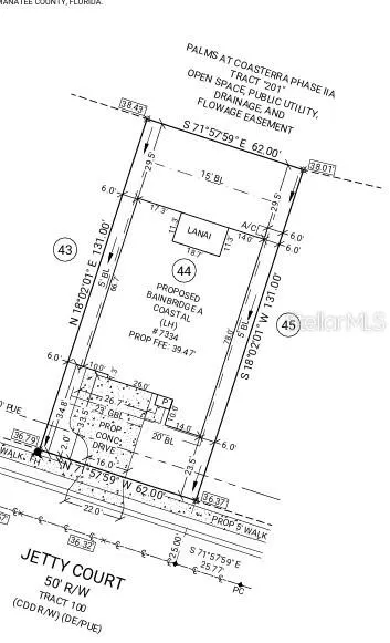 7334 Jetty Court Plot Plan