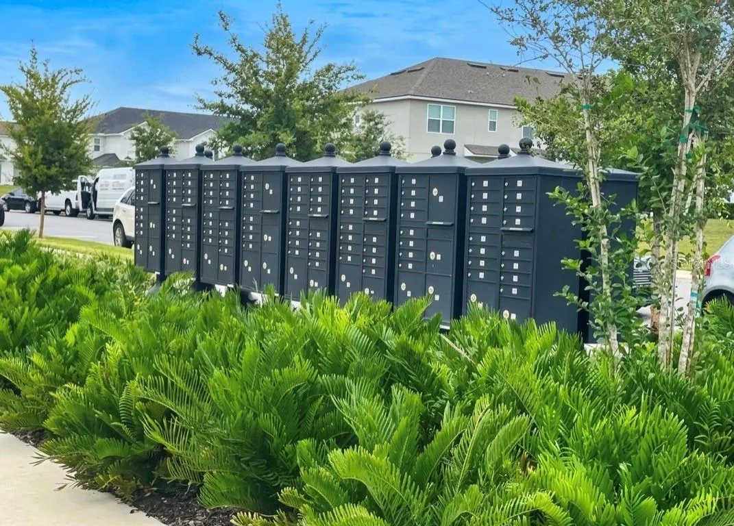 Mailboxes by the Community Park