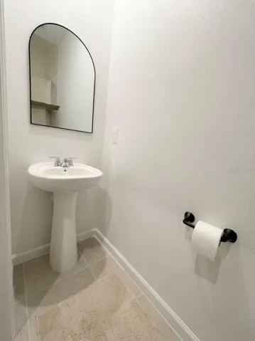 1/2 bathroom downstairs