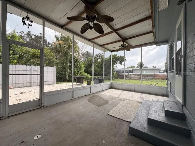 Large screened porch