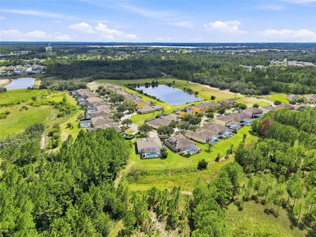 Overhead view of the community