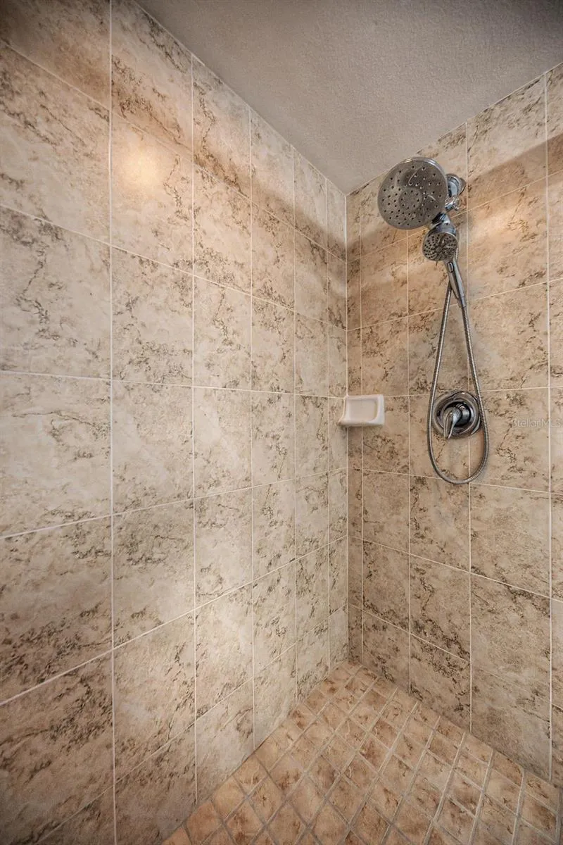Shower in Primary Bathroom