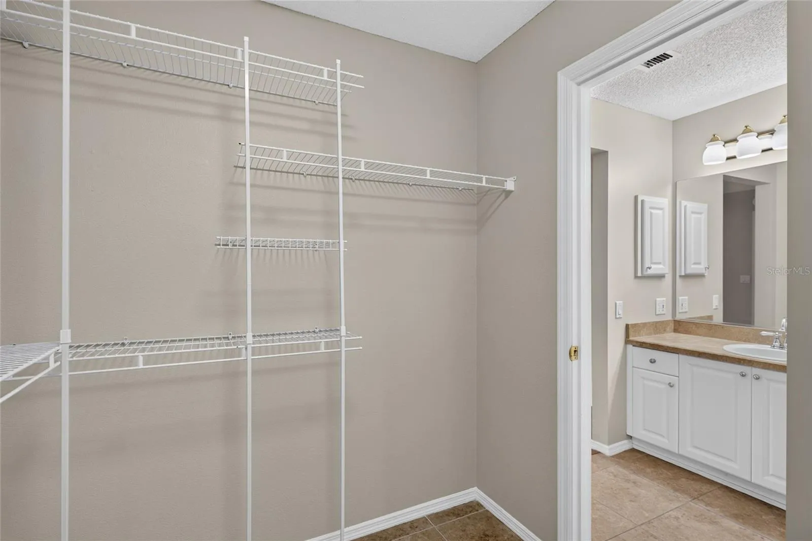Another view of the interior of the WALK-IN CLOSET