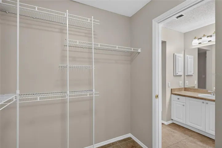 Another view of the interior of the WALK-IN CLOSET