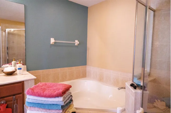 Primary Soaker tub and shower