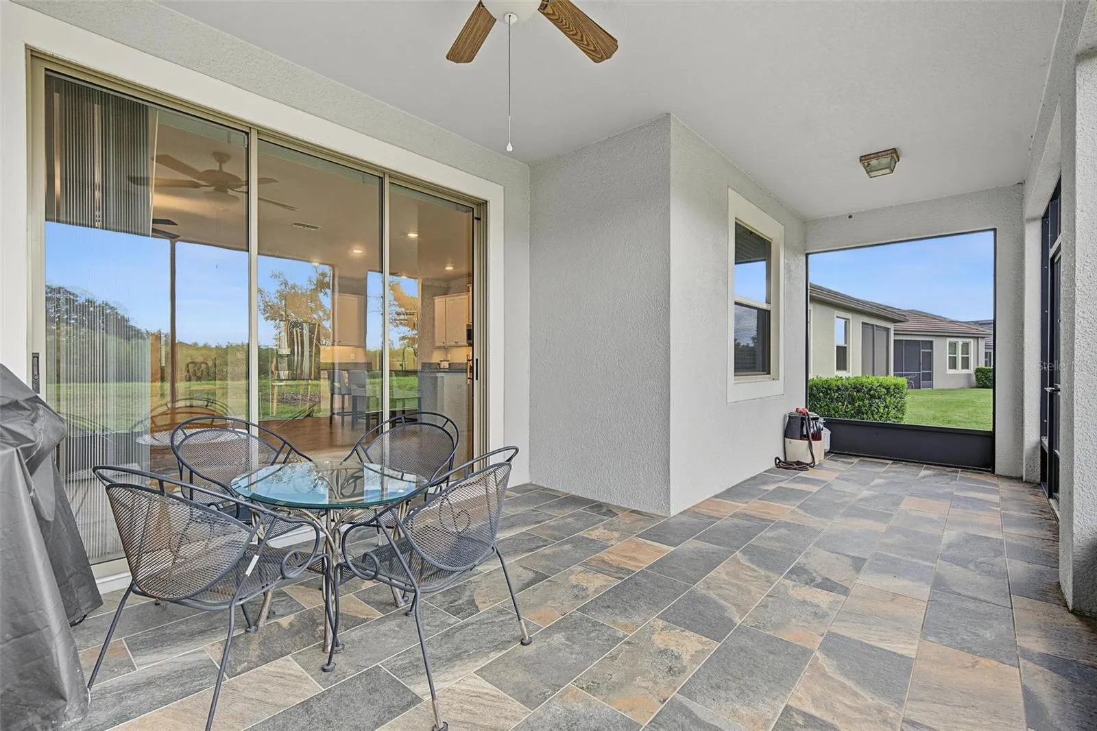 Tiled lanai