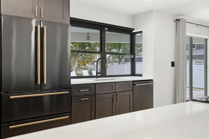 Beautiful view of Pool from Kitchen Sink &amp; Pass-through Window