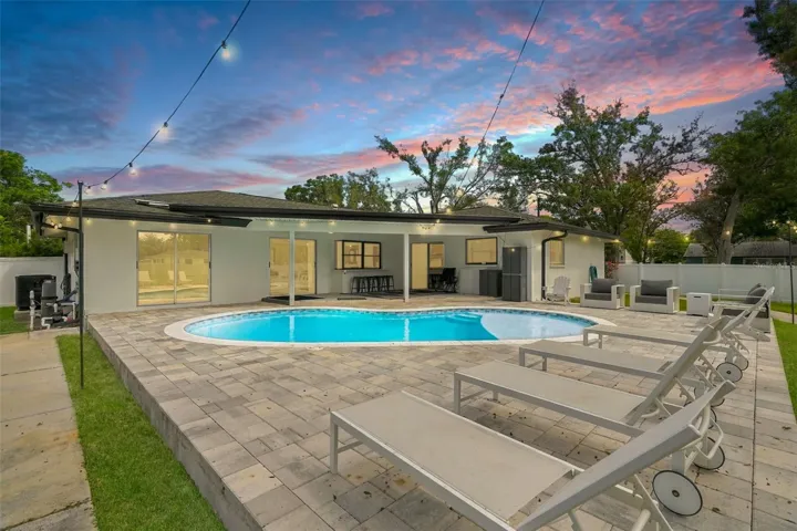 Gorgeous Saltwater Pool with Pavers all around