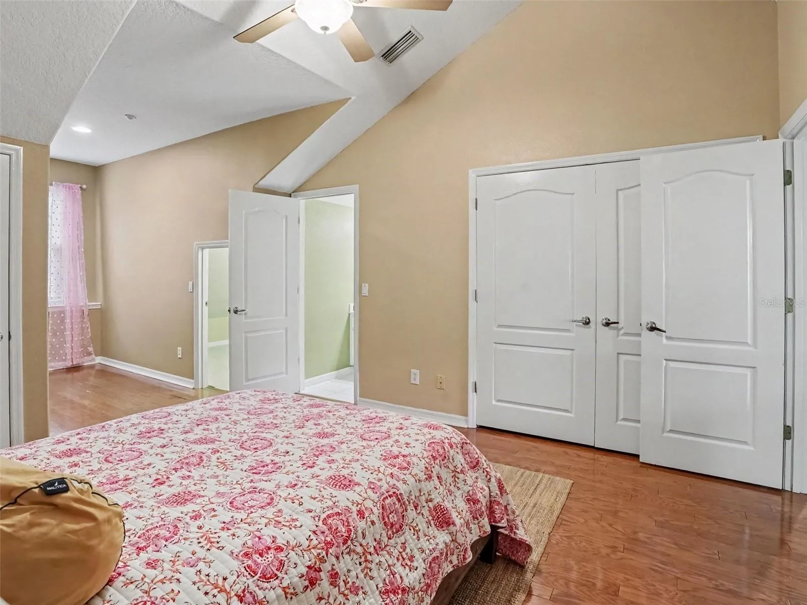 Bedroom 2 with Built in Closet and Large Storage Closets