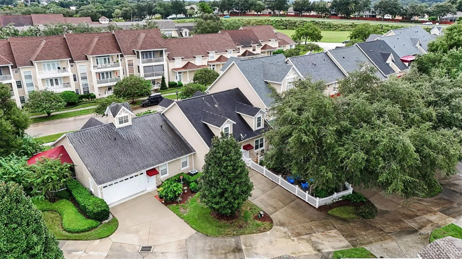 Aerial Rear View of the Property