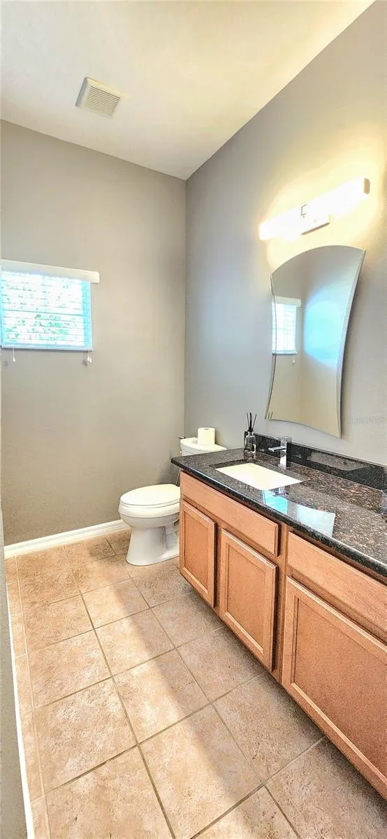 First floor half bath