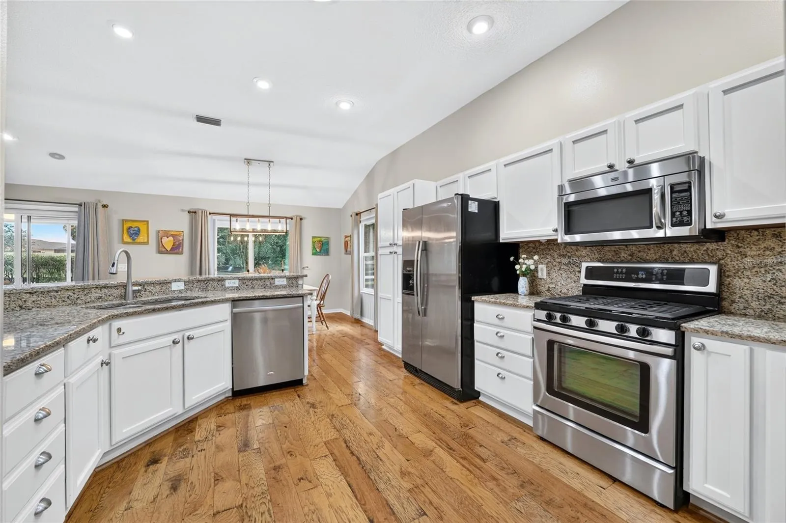 White cabinets
