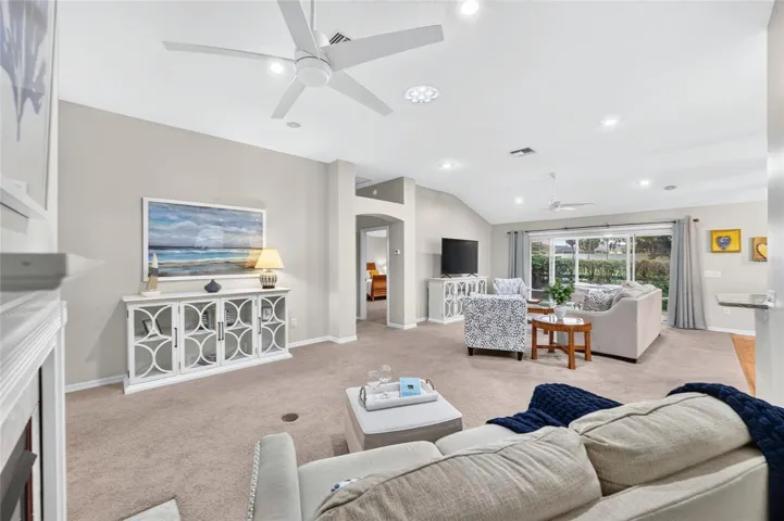 Generous sized Family Room